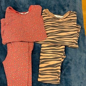 H&M matching sets fits 4 years - 6 years